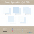 Papers For You Basicos Imprescindibles Azul Bebe Scrap Paper Pack (10pcs) (PFY-1703)